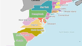 East Coast Map Of Usa