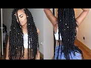 Top Senegalese Havana Jumbo Twists Natural Hair tutorial Miami Slay , Video Single Twist Braids most popullar!
