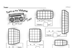  fifth grade geometry worksheets volume edhelpercom