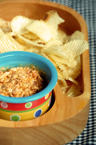 Cheesy chorizo dip