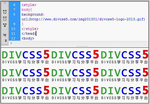 CSS                background   - DIVCSS5