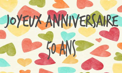 Carte Anniversaire 50 Ans Virtuelle Gratuite A Imprimer Page 6 De 14