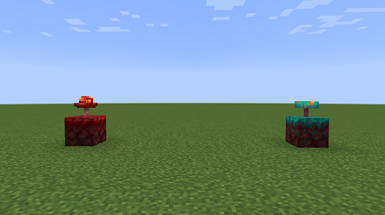 Java版マイクラ 真紅の木と歪んだ木の育て方と効率の良い伐採方法 Njfのマイクラ日記