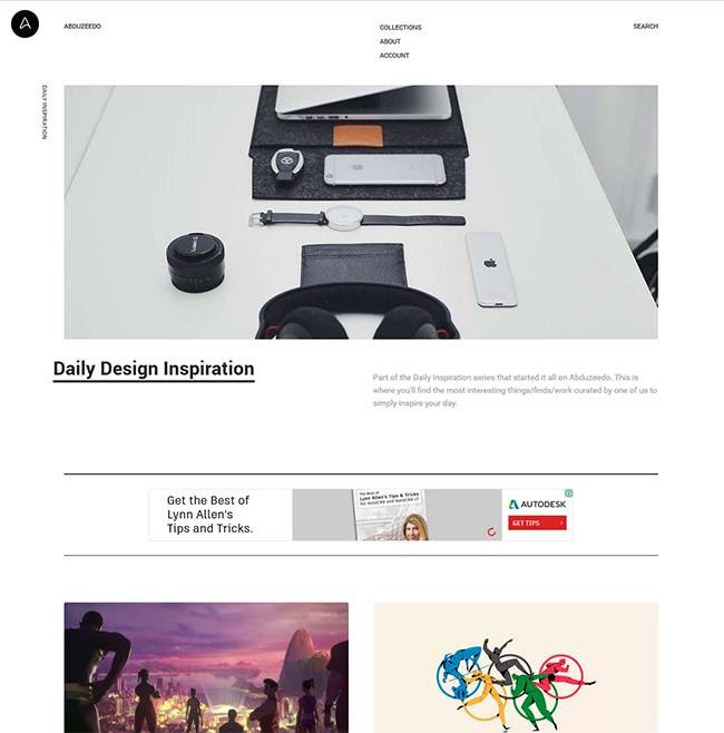 abduzeedo Must read blogs for learning or mastering Photoshop and Illustrator