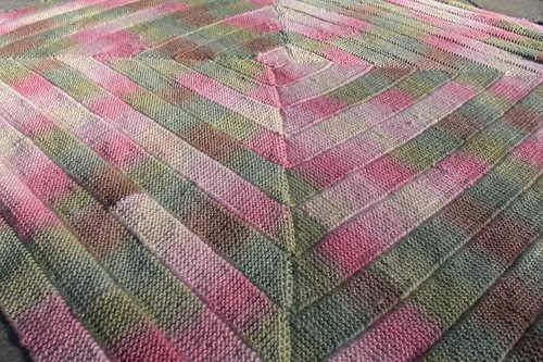 Spring Blanket finished 48 inches x 50 inches-back side