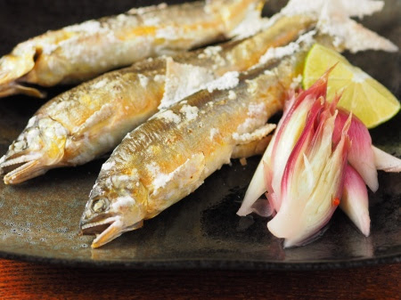 鮎の塩焼き 茗荷の甘酢漬け 魚料理と簡単レシピ