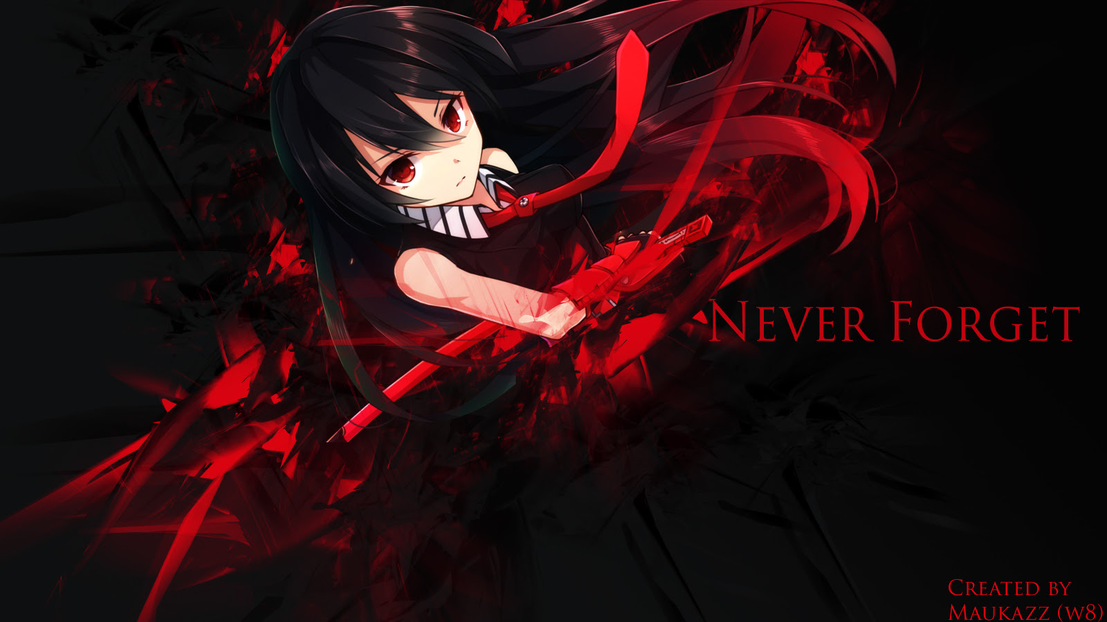 Akame Ga Kill anime Girls  akame_ga_kill_akame_wallpaper_hd_1600x900 