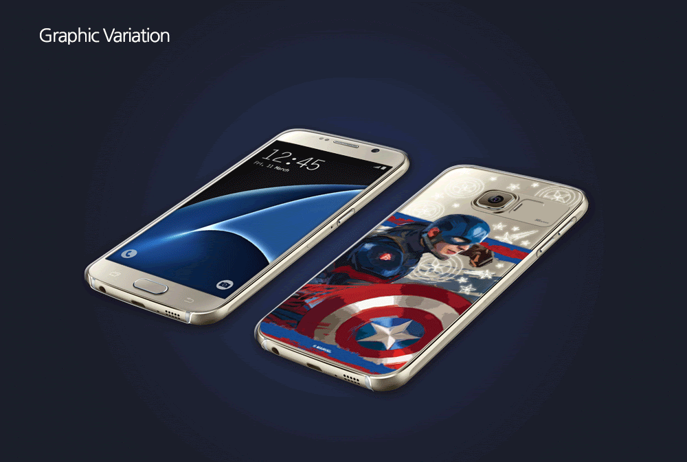 Civil War Lighting Clear Case For Iphone Galaxy7