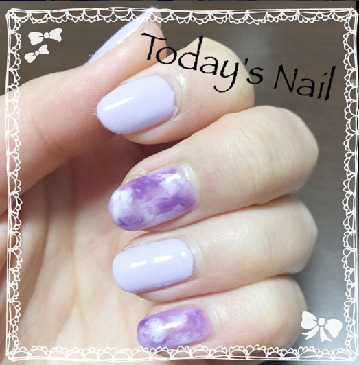 タイダイ マーブル どっちやねんパープルネイル あこの日常 楽天ブログ