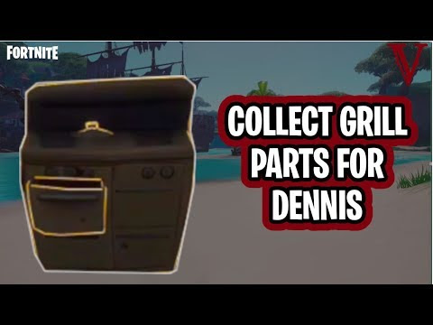 a celebration of the sea collect grill parts for dennis fortnite save the world - fortnite save the world machine parts collected