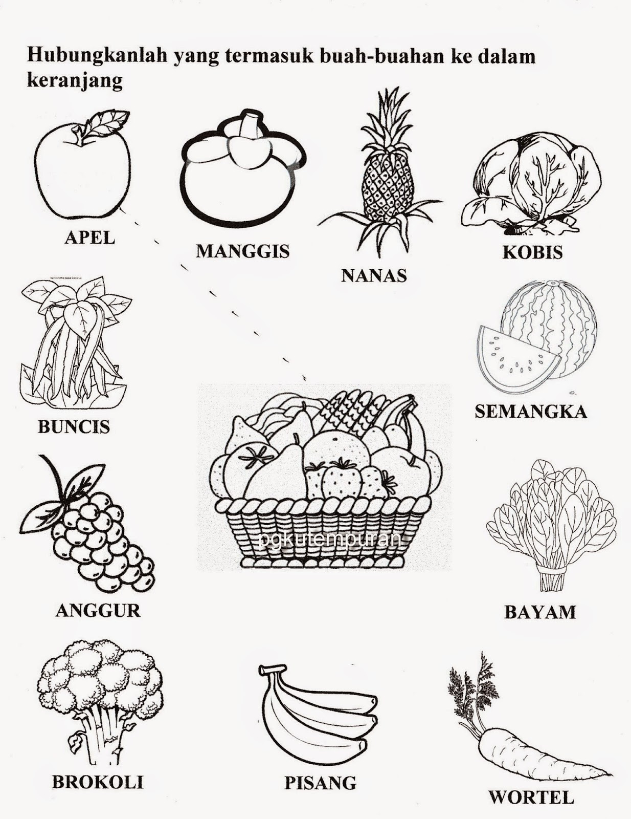 Lembar Kerja Anak Tk  Tema Lingkungan damerdowntown  Lembar Kerja Anak Tk  Tema Lingkungan damerdowntown