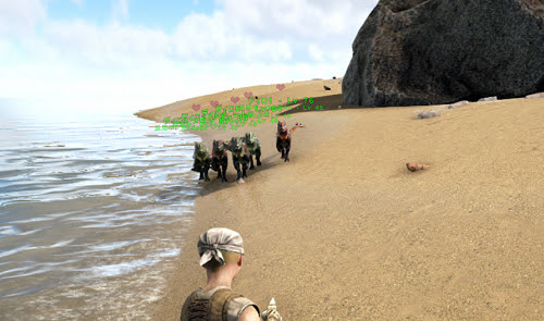 Ark 非ホスト専用セッション Pc で二人で遊んでます Reject4