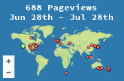 Locations of visitors to this page
