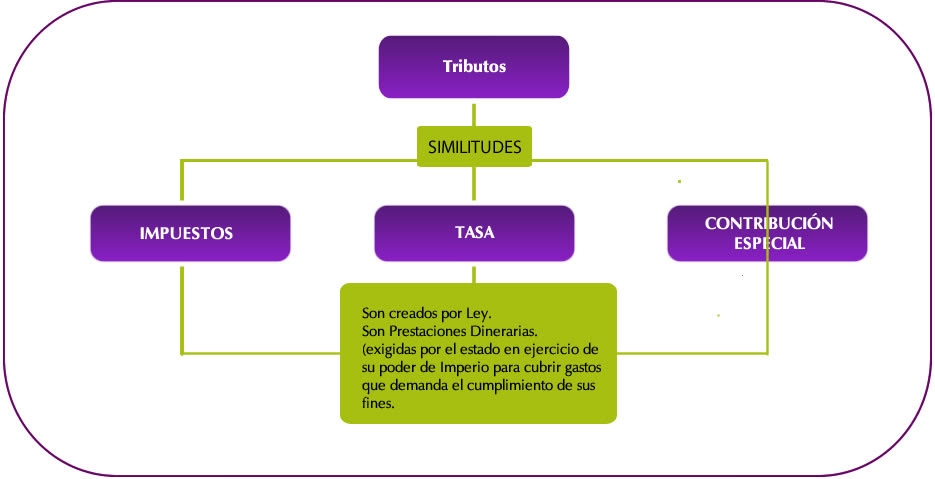 ¿Qué diferencias y similitudes hay entre los tributos? Legislación Laboral e Impositiva