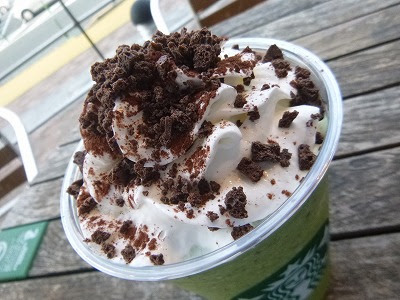 チョコレート ブラウニー 抹茶 クリーム フラペチーノ 基山sa Marinu S Coffee