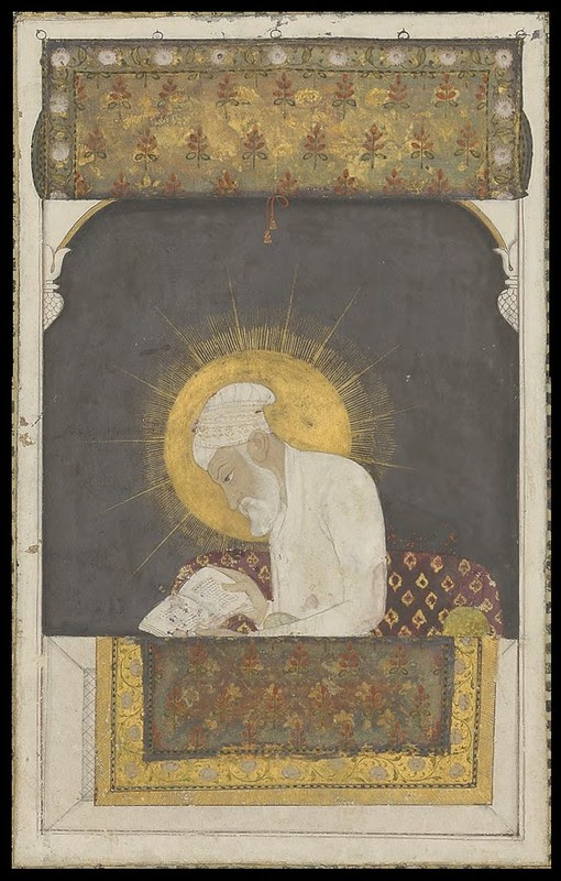 Asian Miniatures - portrait - Arabesque (detail)