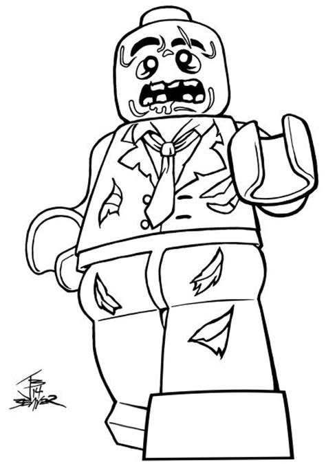 illmosis art lego zombie
