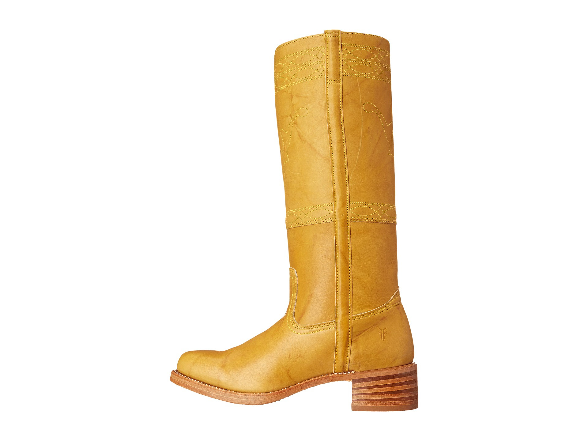 Frye Campus Stitching Horse Banana - Zappos.com Free ...