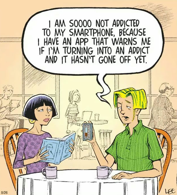 cellphone addiction funny