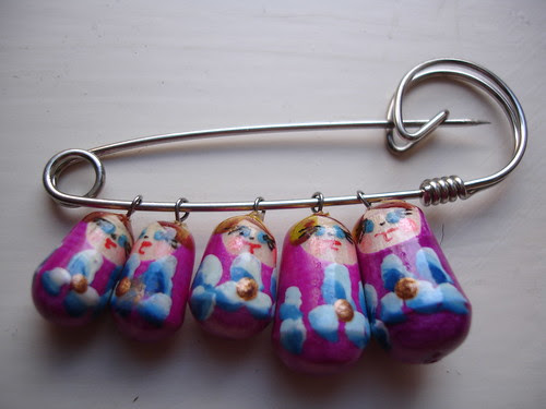 Russian doll pin