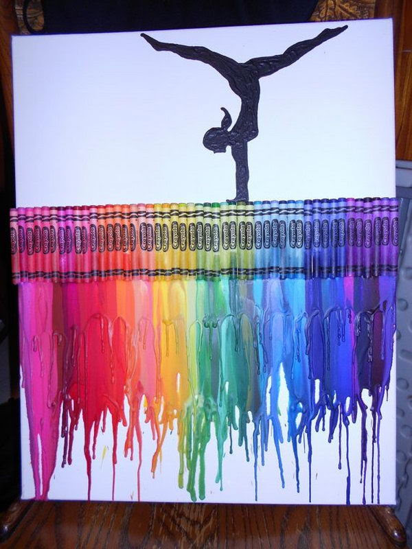 30+ Cool Melted Crayon Art Ideas - Sponge Kids