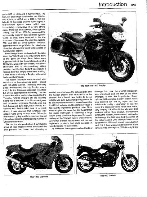 PDF Triumph Trophy 1200 Shop Manual 1991 1999