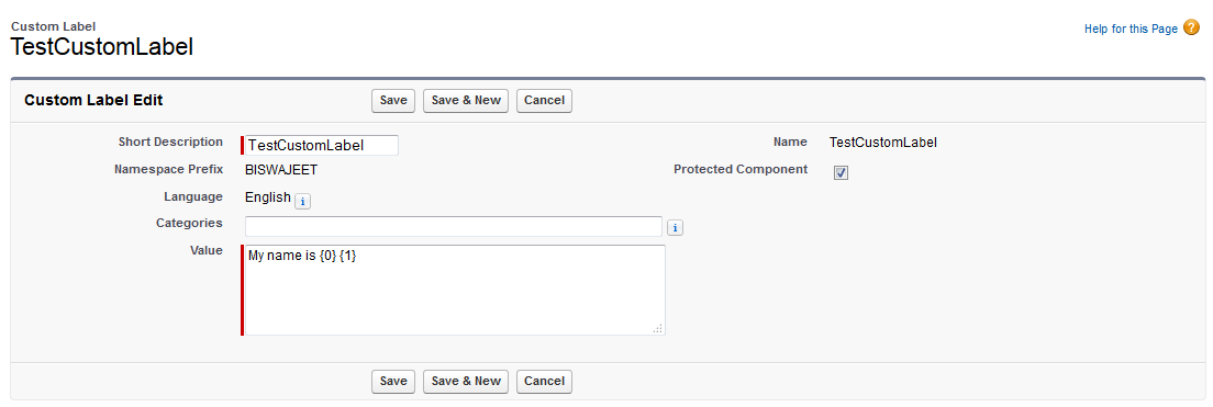 Pass variable to a custom label from visualforce page ...