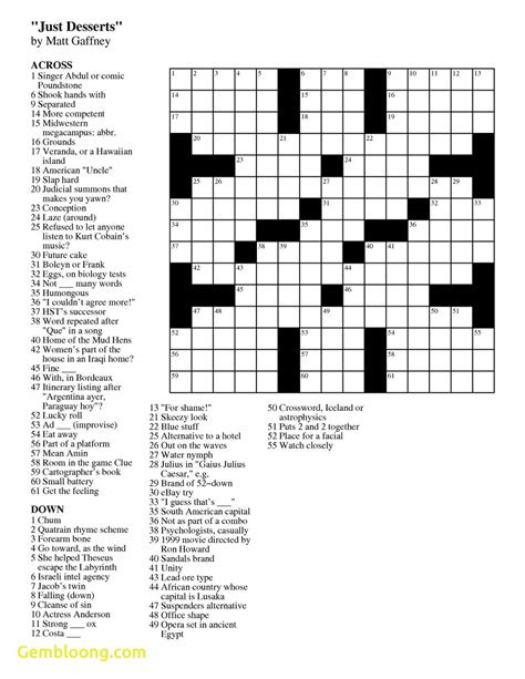 usa today crossword to print printable crossword puzzles online