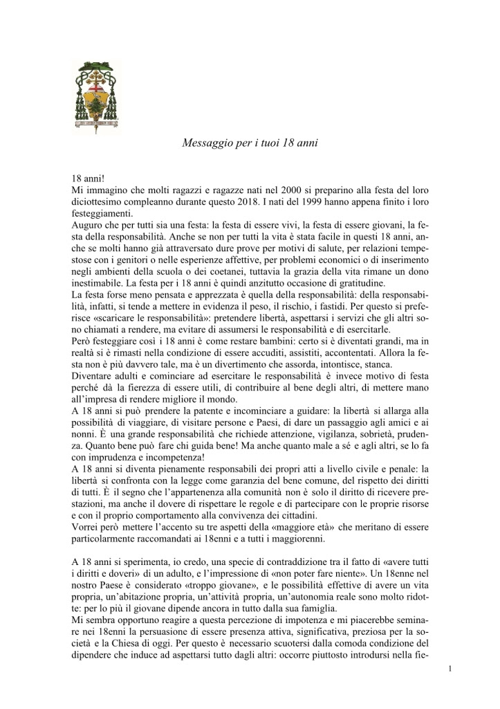 Il-testo-integrale-della-lettera-dell'Arcivescovo-ai-18enni1 ...