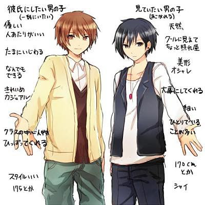 オタク男子必見 イラスト 理想の彼氏 からメンズファッションを考えてみる Degeek Engeek
