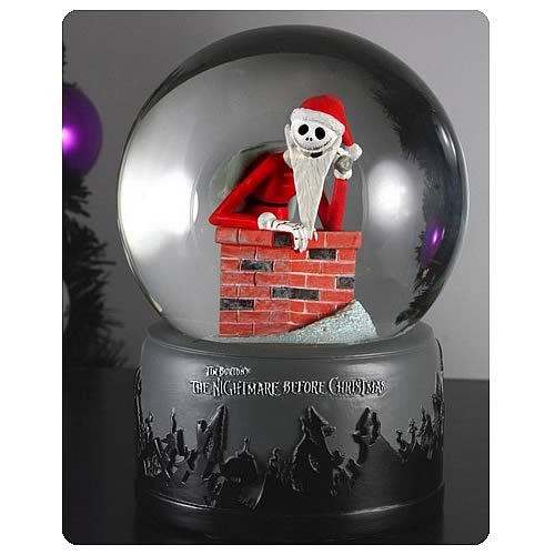 neca nightmare before christmas snow globes nightmare before christmas ...