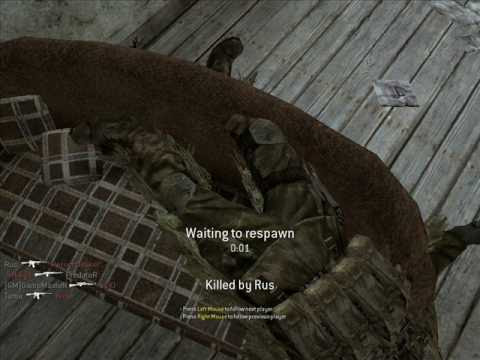 Call of Duty 4 funny deaths, and hellicopter ghost, and the flight of man! - YouTube