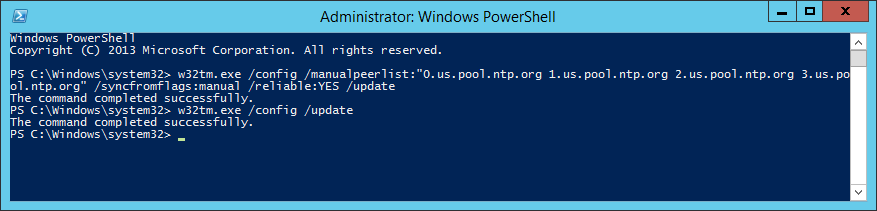 w32tm config update