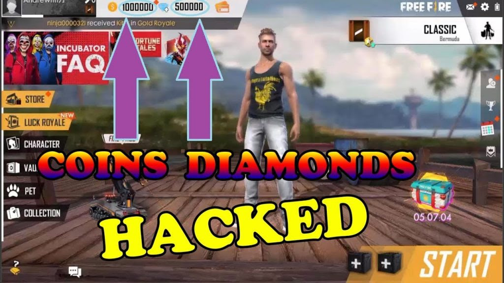 Garena Free Fire Hack Unlimited Diamonds Cheat - GARENA FREE ... - 