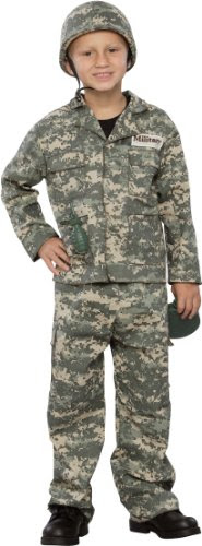 Army Soldier Child Costume Size Medium 8-10