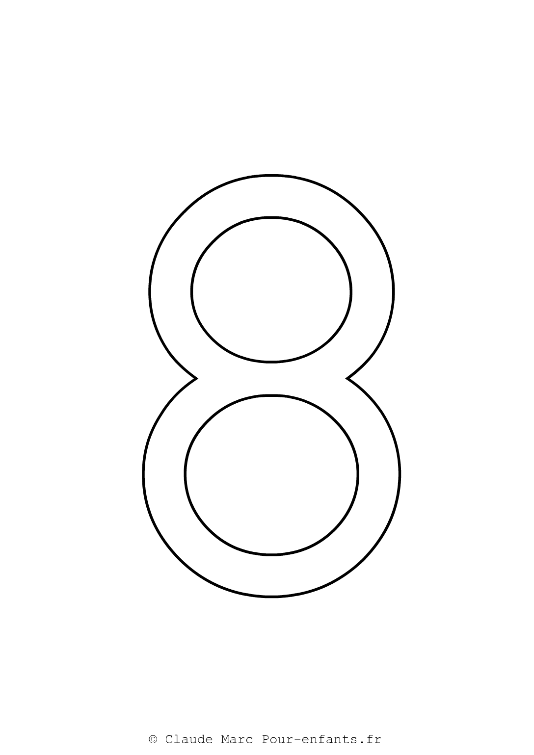 Imprimer cette fiche d activité maternelle coloriage de grands chiffres