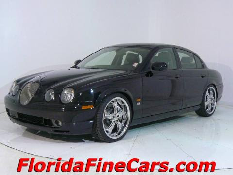Ebony Black 2004 Jaguar S-Type R with Charcoal interior Ebony Black Jaguar 