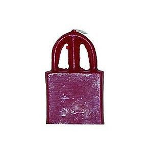 bougie cadenas rouge macumba