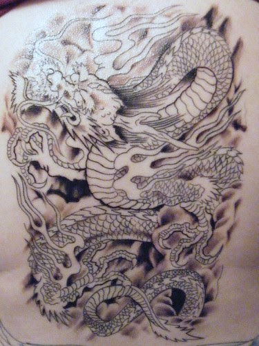 chinese dragon tattoo
