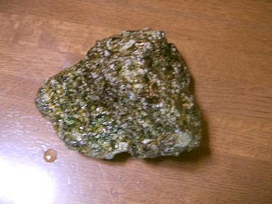 麦飯石と飼育水