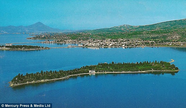 Private island: Trinity Island has gone on the market for £12m. The beautiful private island has two beaches