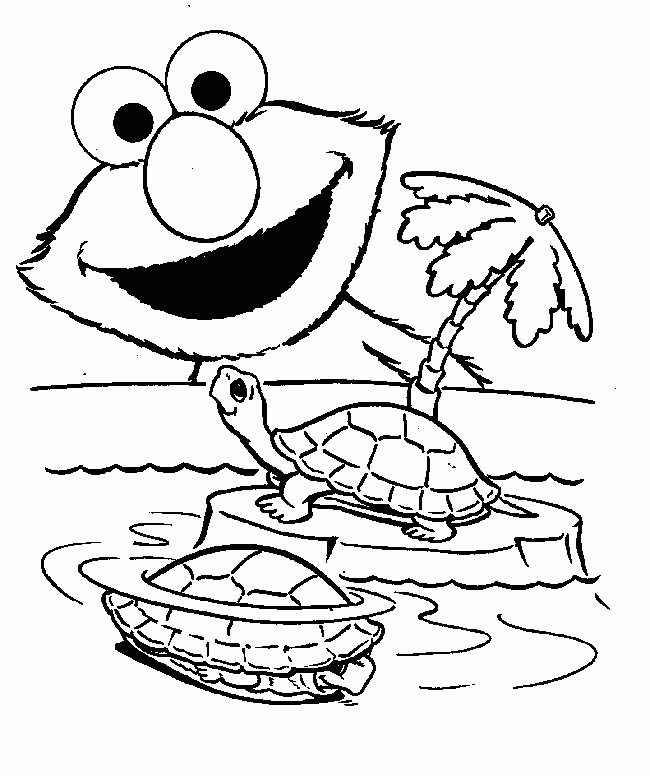 Elmo Coloring Pages To Print Clip Art Library