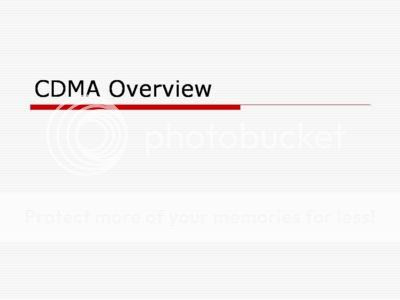ppt on CDMA Technology