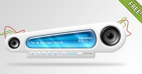 audio player psd