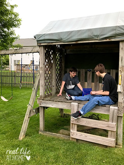 Family fun night doesn't have to be complicated. Why not have your next family game night in your own backyard? Here are some easy tips to make it happen. | Real Life at Home