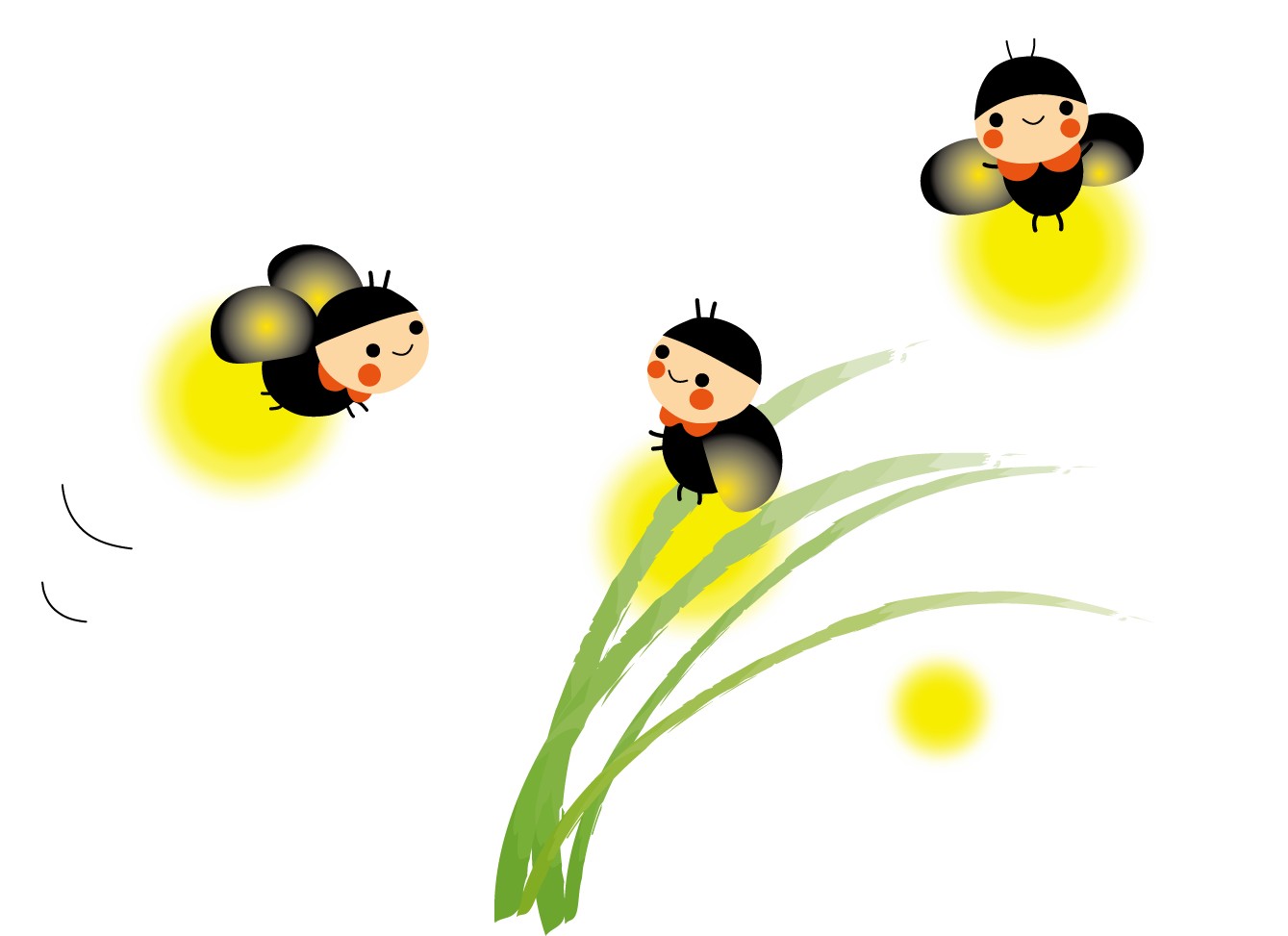 蛍 ほたる のイラスト 無料イラスト フリー素材
