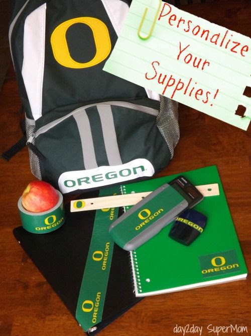 Personalize Your School Supplies with Duck Tape