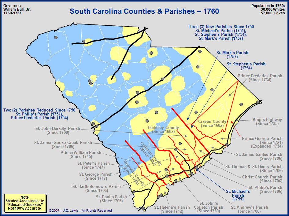 South Carolina Parishes