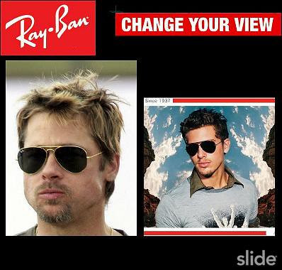 sunglasses-Rayban-Brad-Pitt