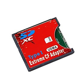 Sd SDHC SDXC-Hochgeschwindigkeits extreme Compact Flash Typ I fur 16/32/64/128 gb Adapter